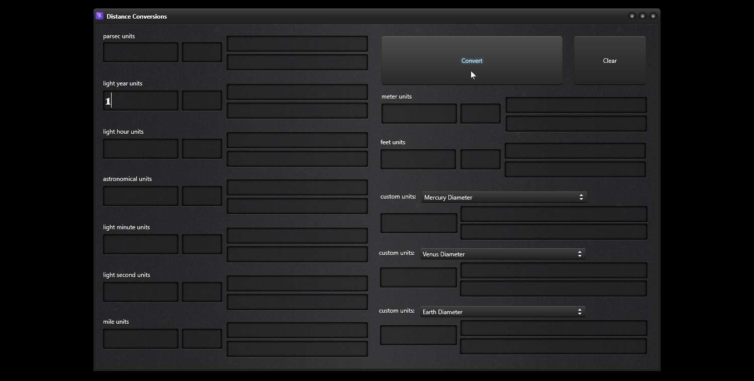 Distance Conversions Screenshot