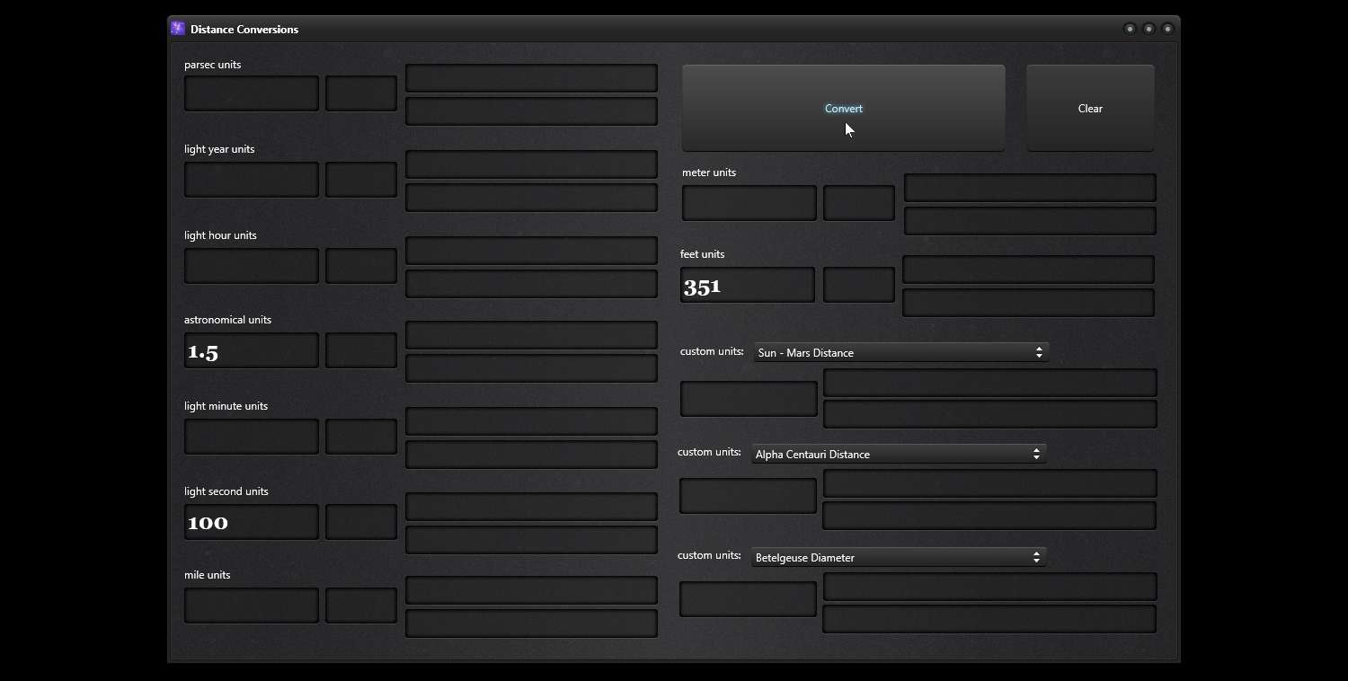 Distance Conversions Screenshot