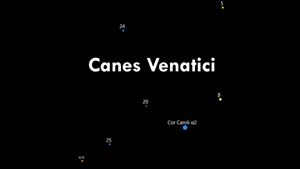 Constellation Canes Venatici